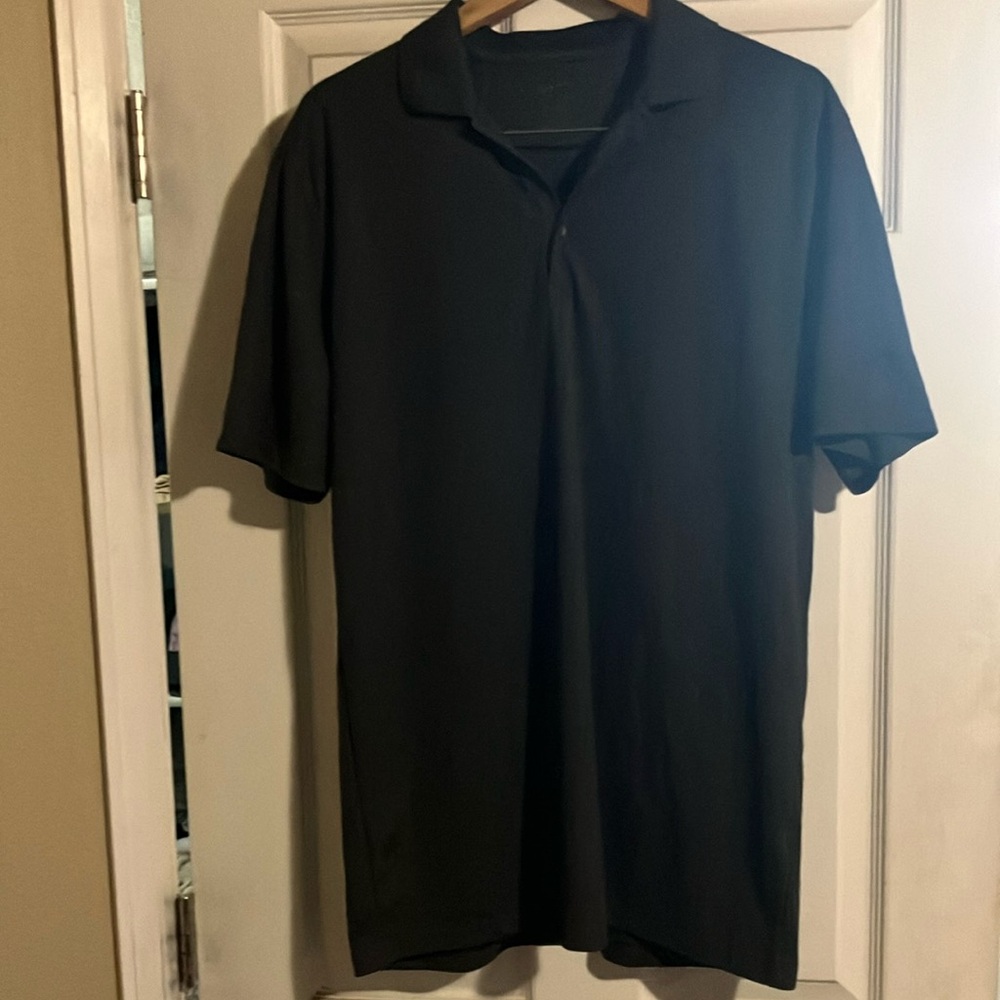 Nike Men's Dark Grey Polo Shirt Large Tall